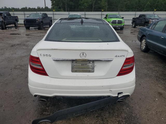 WDDGJ8JB4DG028476 - 2013 MERCEDES-BENZ C 350 4MATIC WHITE photo 6