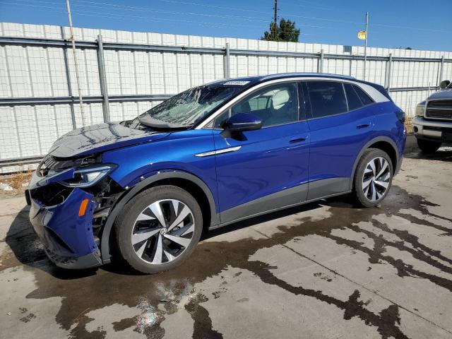 WVGUNPE29NP070757 - 2022 VOLKSWAGEN ID.4 PRO S ლურჯი ფოტო 1