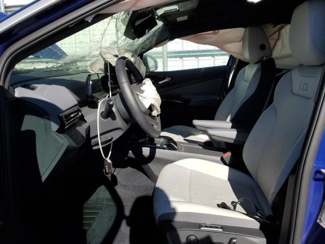 WVGUNPE29NP070757 - 2022 VOLKSWAGEN ID.4 PRO S ლურჯი ფოტო 7