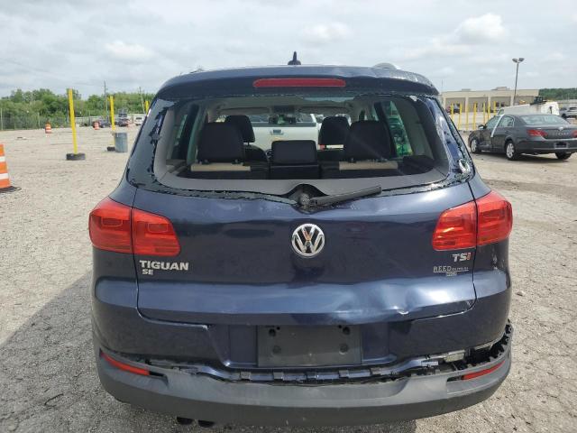 WVGAV7AX4GW557040 - 2016 VOLKSWAGEN TIGUAN S BLUE photo 6