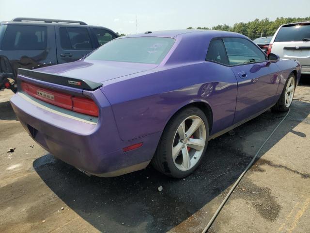 2B3CJ7DW9AH190624 - 2010 DODGE CHALLENGER SRT-8 PURPLE photo 3