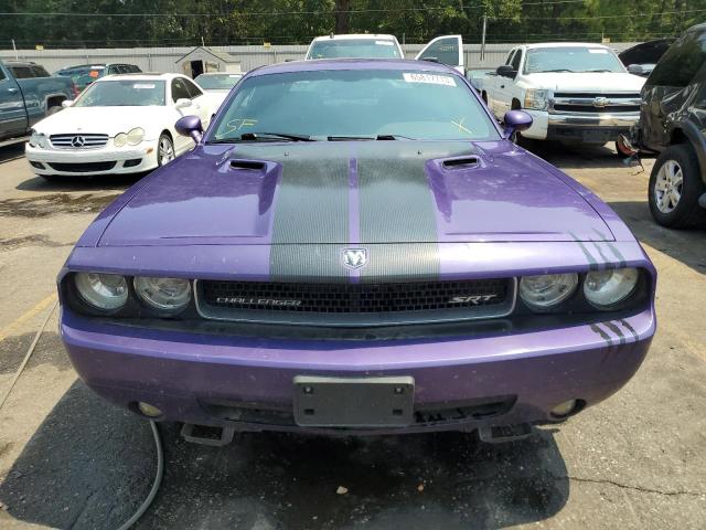 2B3CJ7DW9AH190624 - 2010 DODGE CHALLENGER SRT-8 PURPLE photo 5