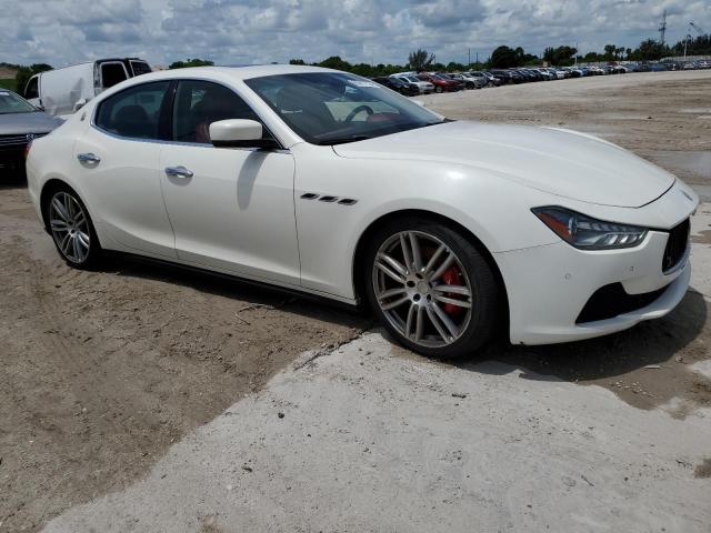 ZAM57RTA0F1146181 - 2015 MASERATI GHIBLI S WHITE photo 4