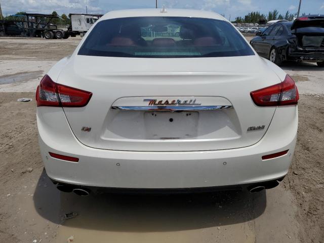 ZAM57RTA0F1146181 - 2015 MASERATI GHIBLI S WHITE photo 6