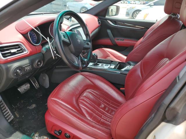 ZAM57RTA0F1146181 - 2015 MASERATI GHIBLI S WHITE photo 7