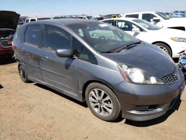 JHMGE8H55DC020469 - 2013 HONDA FIT SPORT CHARCOAL photo 4