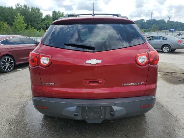 1GNKRGED8CJ193023 - 2012 CHEVROLET TRAVERSE LT Kırmızı fotoğraf 6