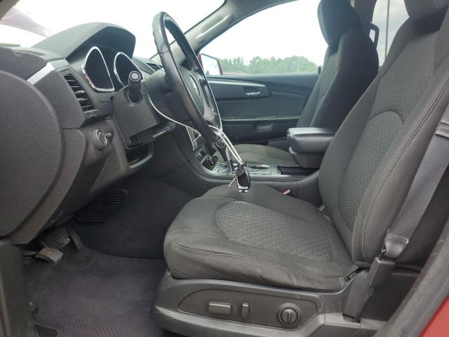 1GNKRGED8CJ193023 - 2012 CHEVROLET TRAVERSE LT Kırmızı fotoğraf 7