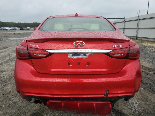 JN1FV7AP1LM630285 - 2020 INFINITI Q50 RED SPORT 400 RED photo 6