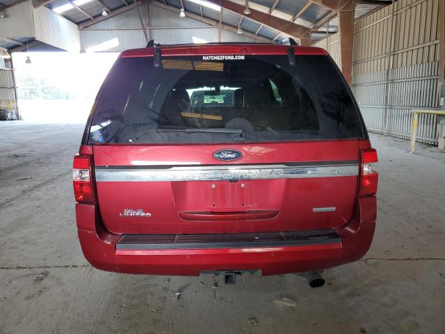1FMJK1KT4HEA00718 - 2017 FORD EXPEDITION EL LIMITED RED photo 6