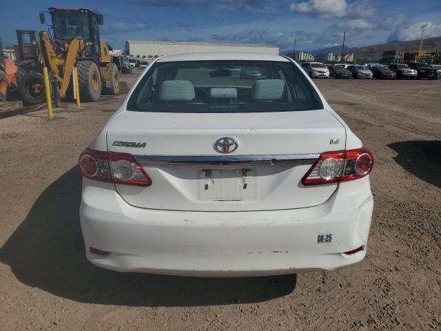 2T1BU4EE6BC689396 - 2011 TOYOTA COROLLA BASE WHITE photo 6