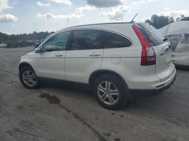 5J6RE4H74AL017802 - 2010 HONDA CR-V EXL WHITE photo 2