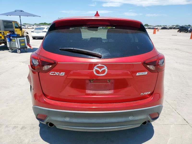 JM3KE2DY5G0772372 - 2016 MAZDA CX-5 GT RED photo 6