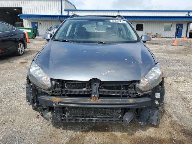 3VWPL7AJ9EM609384 - 2014 VOLKSWAGEN JETTA TDI GRAY photo 5