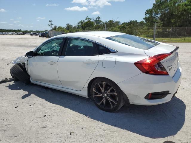 19XFC2F8XLE025834 - 2020 HONDA CIVIC SPORT WHITE photo 2
