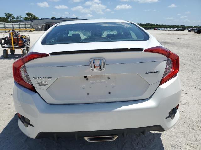 19XFC2F8XLE025834 - 2020 HONDA CIVIC SPORT WHITE photo 6