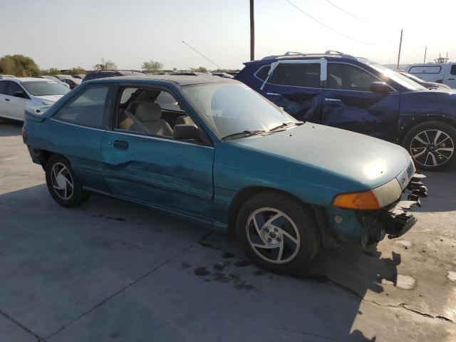 1FAPP1286NW139966 - 1992 FORD ESCORT GT GREEN photo 4