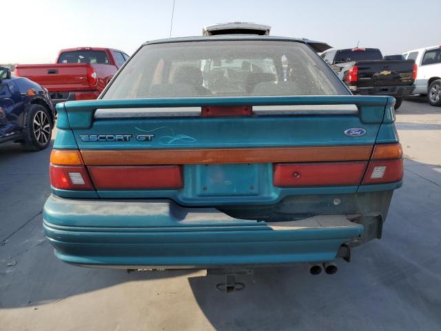 1FAPP1286NW139966 - 1992 FORD ESCORT GT GREEN photo 6