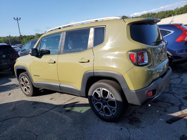 ZACCJBDT7FPC15209 - 2015 JEEP RENEGADE LIMITED GREEN photo 2