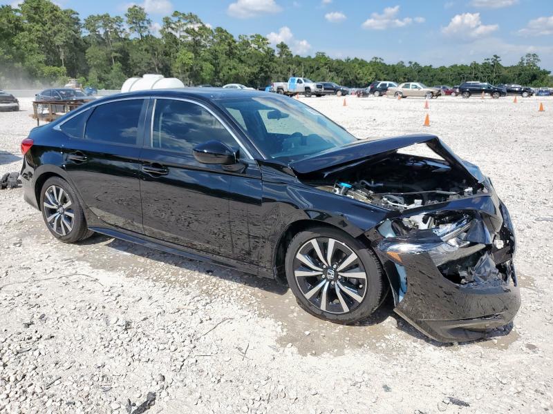 2HGFE1F71RH309556 - 2024 HONDA CIVIC EX BLACK photo 4