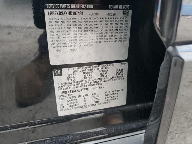 LRBFXBSAXHD197480 - 2017 BUICK ENVISION ESSENCE Qara foto 13