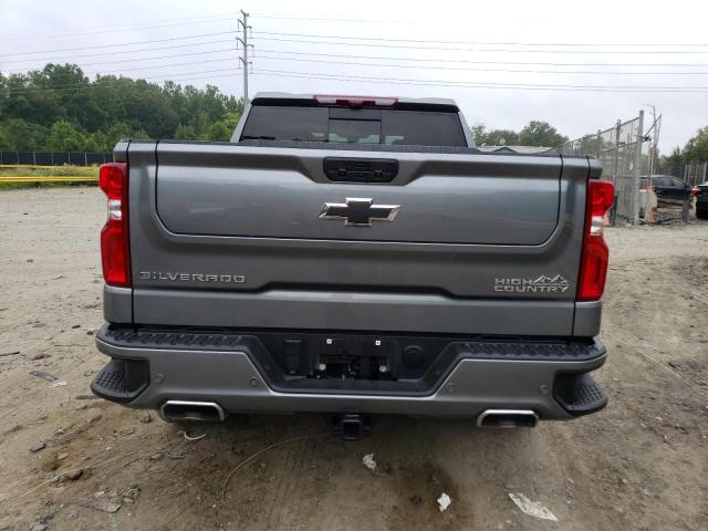 3GCUYHEL9MG303100 - 2021 CHEVROLET SILVERADO K1500 HIGH COUNTRY GRAY photo 6