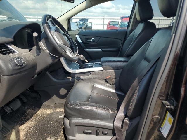 2FMDK4JC6DBC28760 - 2013 FORD EDGE SEL 棕色 照片 7