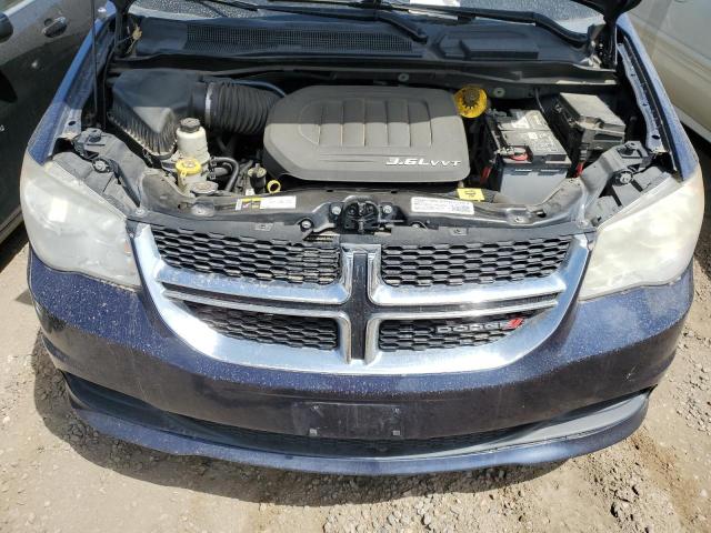 2C4RDGCG0ER337083 - 2014 DODGE GRAND CARA SXT BLUE photo 12