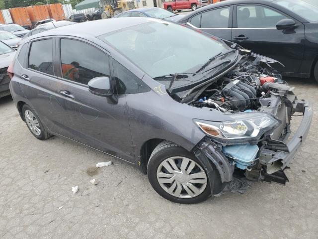 3HGGK5H59FM755483 - 2015 HONDA FIT LX GRAY photo 4