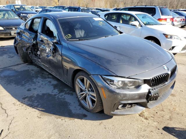 WBA4J7C59KBM76623 - 2019 BMW 440XI GRAN COUPE GRAY photo 1