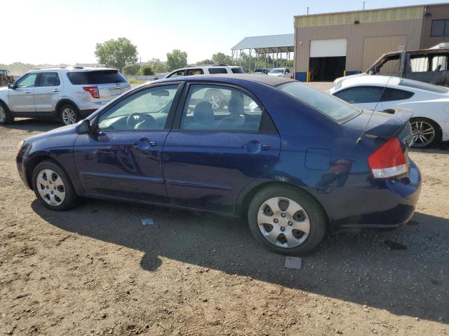 KNAFE221395636387 - 2009 KIA SPECTRA EX BLUE photo 2