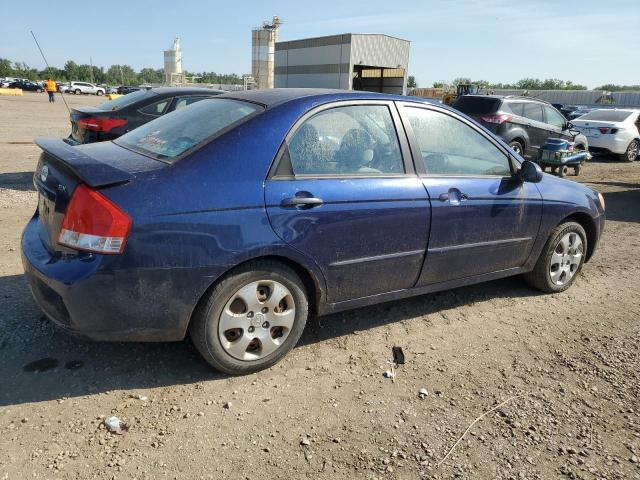 KNAFE221395636387 - 2009 KIA SPECTRA EX BLUE photo 3