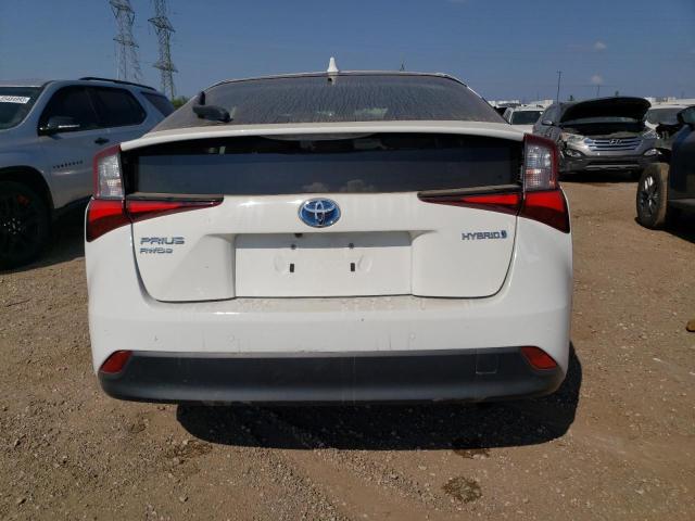 JTDL9MFU8M3028010 - 2021 TOYOTA PRIUS LE WHITE photo 6