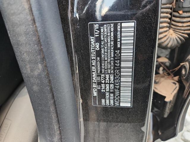 WDDWF4KB3GR144104 - 2016 MERCEDES-BENZ C 300 4MATIC BLACK photo 13