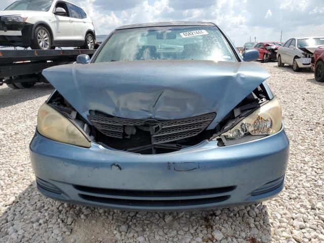 4T1BE32K14U797623 - 2004 TOYOTA CAMRY LE BLUE photo 5