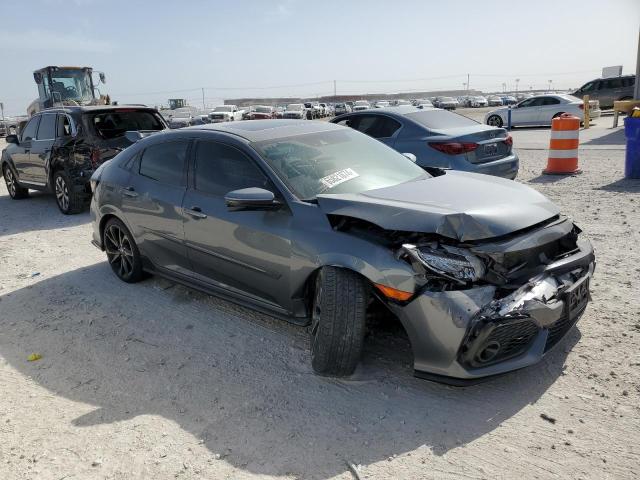 SHHFK7H92KU216371 - 2019 HONDA CIVIC SPORT TOURING GRAY photo 4