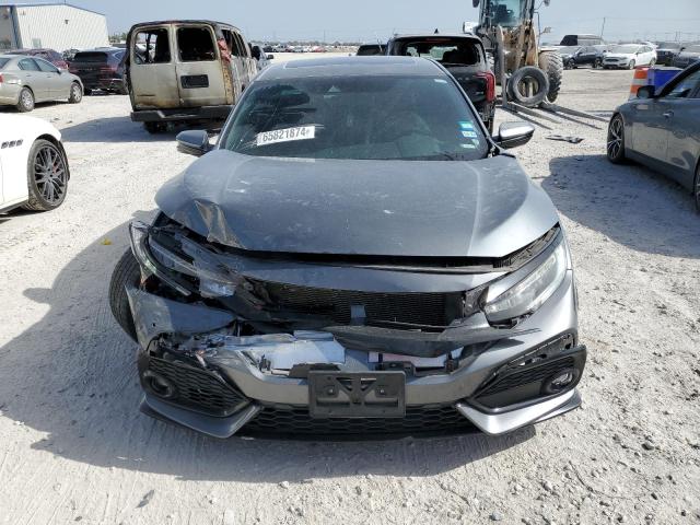 SHHFK7H92KU216371 - 2019 HONDA CIVIC SPORT TOURING GRAY photo 5