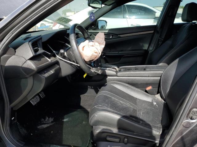 SHHFK7H92KU216371 - 2019 HONDA CIVIC SPORT TOURING GRAY photo 7