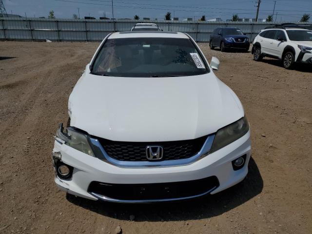 1HGCT1B83DA006406 - 2013 HONDA ACCORD EXL WHITE photo 5