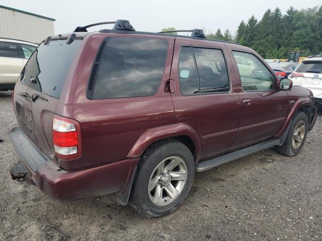 JN8DR09Y44W918017 - 2004 NISSAN PATHFINDER LE 勃艮第红 照片 3