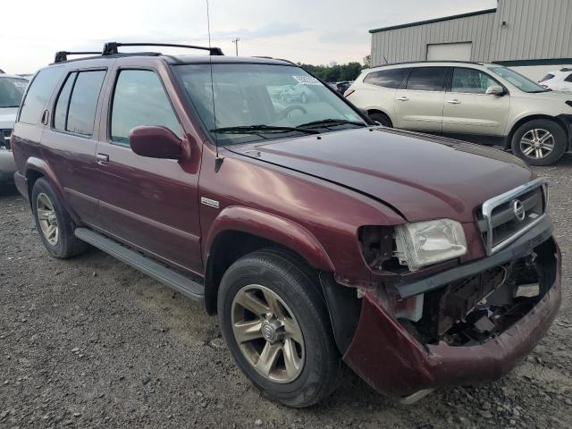 JN8DR09Y44W918017 - 2004 NISSAN PATHFINDER LE 勃艮第红 照片 4
