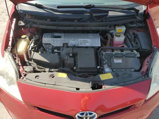 JTDKN3DU3D0348020 - 2013 TOYOTA PRIUS RED photo 11