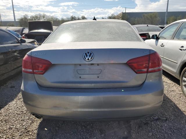 1VWBP7A32EC015110 - 2014 VOLKSWAGEN PASSAT SE GRAY photo 6