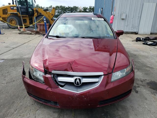 19UUA66246A058904 - 2006 ACURA 3.2TL MAROON photo 5