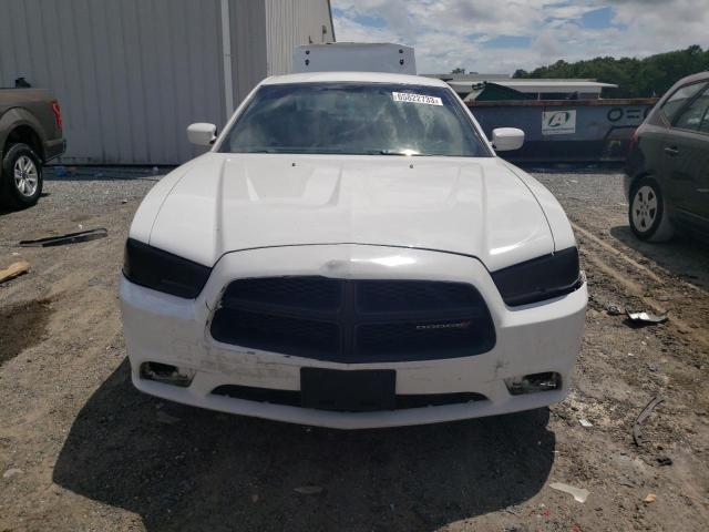 2C3CDXAT1CH154045 - 2012 DODGE CHARGER POLICE WHITE photo 5