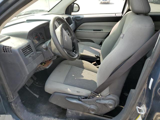 1J8FF47W37D305997 - 2007 JEEP COMPASS GRAY photo 7