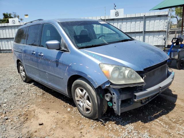 5FNRL38727B143108 - 2007 HONDA ODYSSEY EXL BLUE photo 4