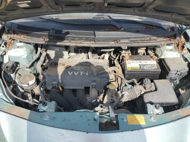 JTDBT923071028252 - 2007 TOYOTA YARIS TURQUOISE photo 11