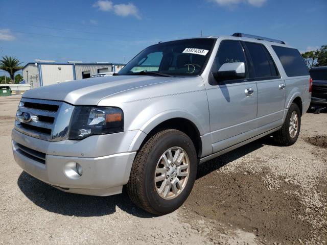 1FMJK1K50EEF27720 - 2014 FORD EXPEDITION EL LIMITED SILVER photo 1