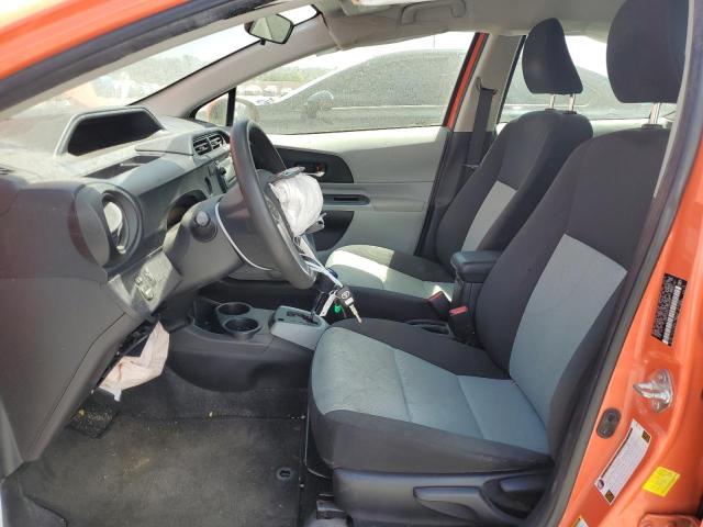 JTDKDTB32D1040635 - 2013 TOYOTA PRIUS C ORANGE photo 7